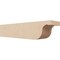 Ekena Millwork 6in. W x 6in. H x 28in. L Del Monte Woodgrain TimberThane Rafter Tail, Primed Tan RFTUR06X06X28DELRCPR - alternate 1